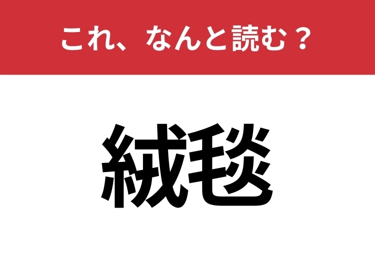 【絨毯】はなんと読む？間違えずに読みたい二文字！のメイン画像