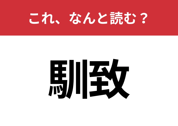 【馴致】はなんと読む？読めたらスゴイ！のメイン画像