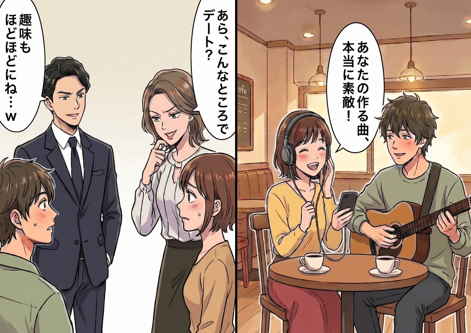 「夢追い人なんてありえない」と私の彼氏をバカにする高スペック彼氏持ちの同僚。ある日のデートに勝手に乱入してきた彼女たちが、直後に絶句した理由とは・・・?のメイン画像