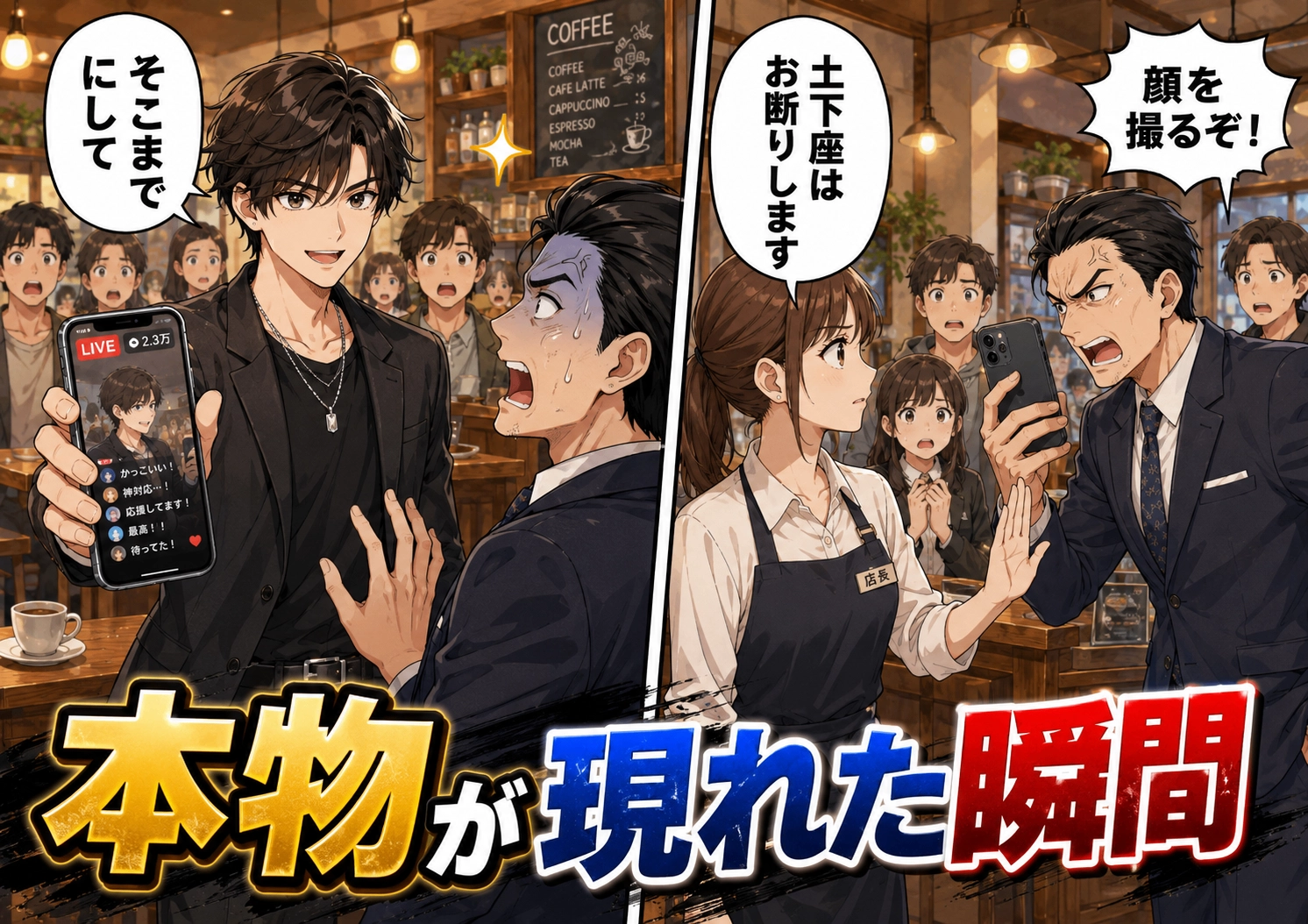 後編／「俺はインフルエンサーだ！土下座しろ！」自分のミスを棚に上げ、店に謝罪を迫る迷惑クレーマー男。ところが店内にいた〝ある客〟の一言で状況が一変！？のメイン画像