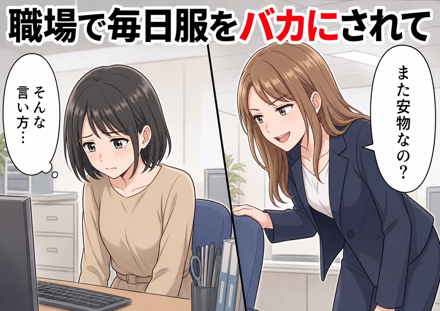 「その服、安物でしょ?」毎日私のプチプラを見下してきた先輩・・・職場のファッション企画で優勝が発表された瞬間、先輩が取った驚きの行動とはのメイン画像