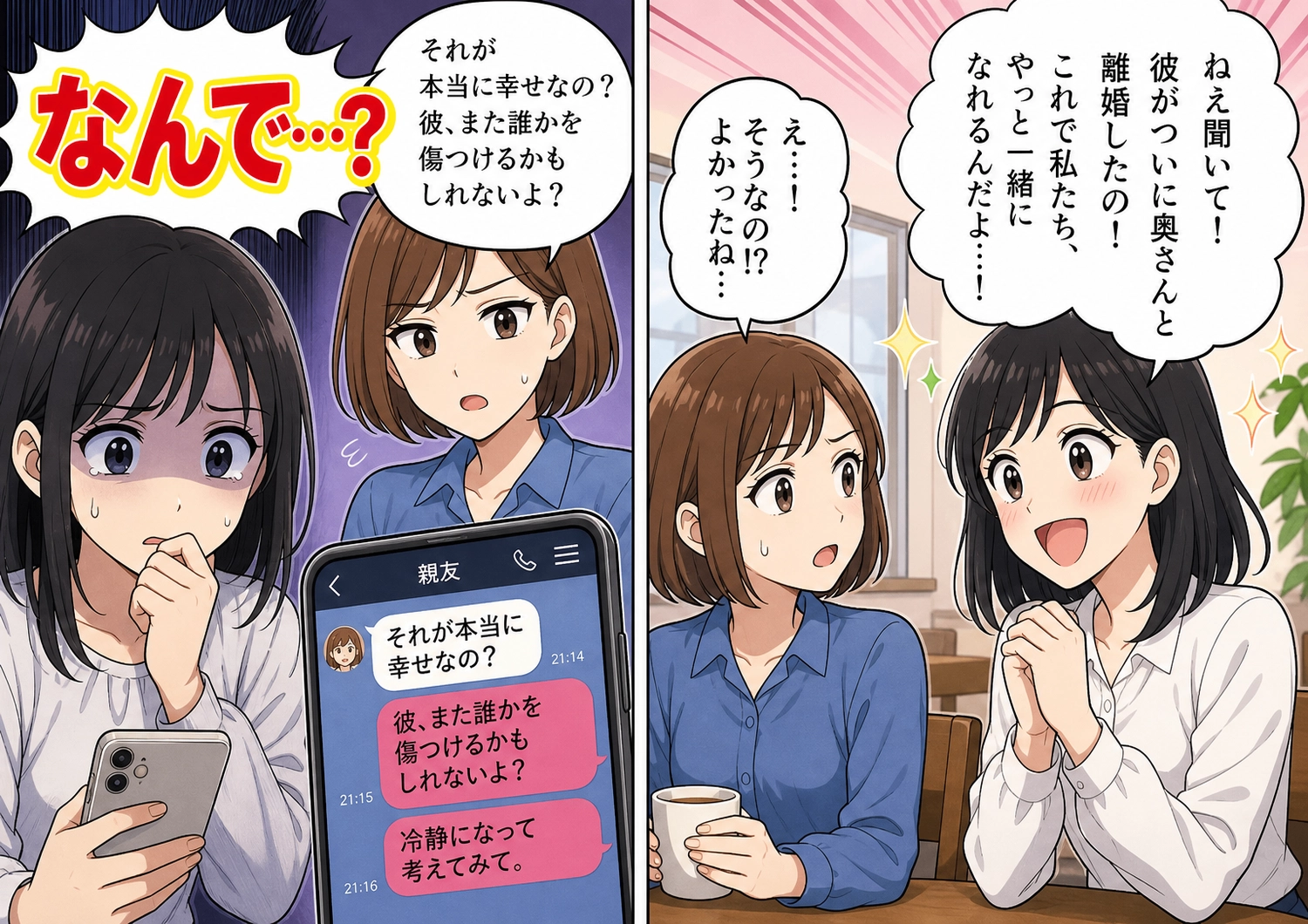 不倫の代償を痛感したアラサー女性、友人の冷たい言葉に心揺れるのメイン画像