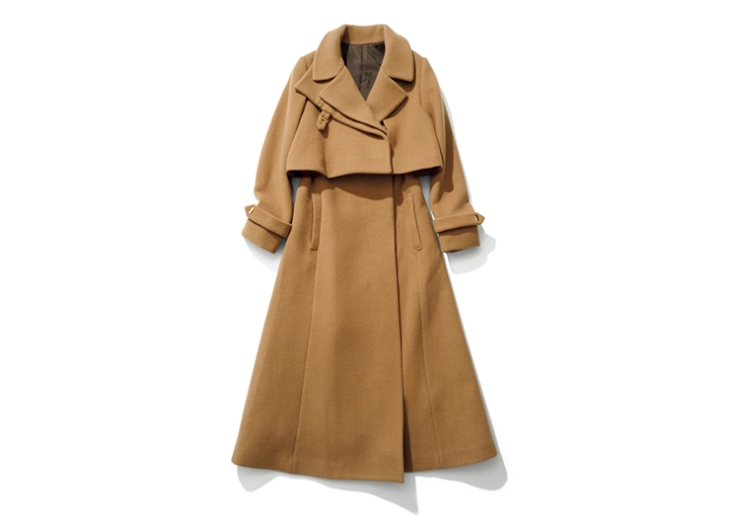 キャメルウールコート