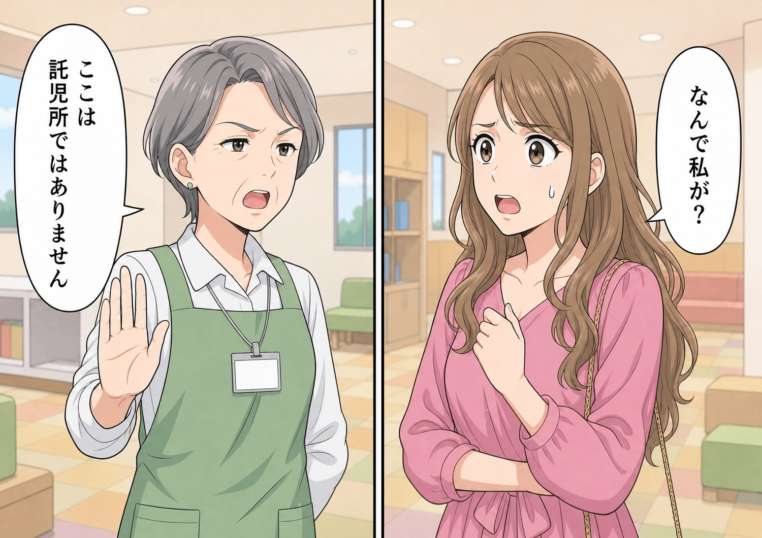 後編/「子どもが元気なのは当たり前でしょ」児童館に息子を置いてロビーで通話に夢中の母親!おもちゃを壊しても知らん顔で放置→ある日、見かけない職員の女性がその母親のもとへ向かい・・・のメイン画像