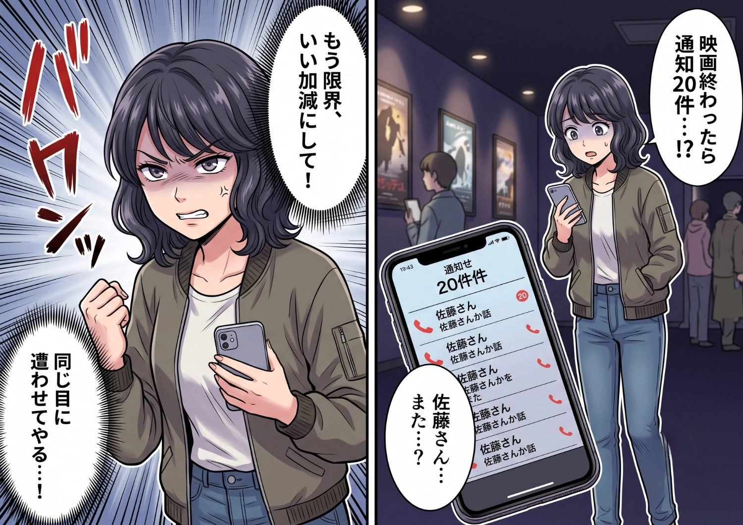 「ネクタイの色どれがいい？」休日に即レスを強要してくる非常識な同僚！限界を迎えて同じことをやり返してみたら、予想だにしない恐怖の展開が待っていました・・・のメイン画像