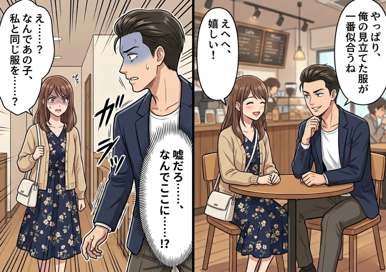 【女の闘い】「その服着てきて」二股男の指示でまさかの展開・・・逃げ場なしの絶体絶命の修羅場とは！？のメイン画像