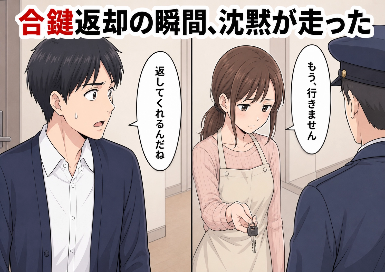 後編/「合鍵はもう少し持っていたいの」別れたのに鍵を返さず、同じマンションに住み続ける元カノ!連絡が途絶えてほっとしていたある夜、帰宅すると作った覚えのない手料理が食卓に並んでいて・・・のメイン画像