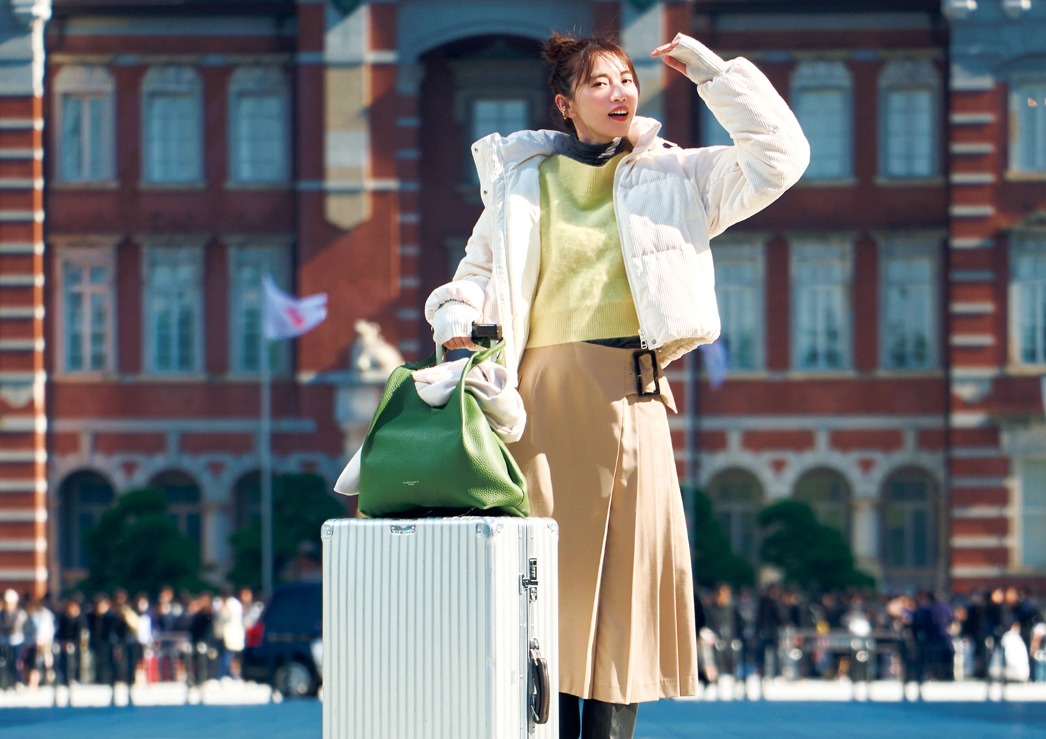 寒い日の味方!中綿ブルゾン×ヒートテックであったか可愛い通勤コーデ【毎日コーデ】