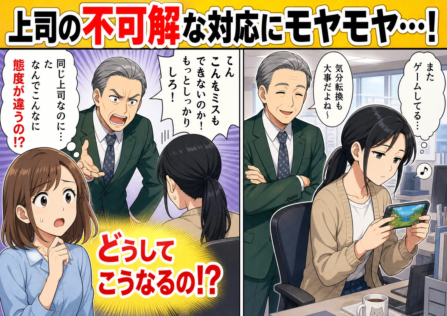 職場に潜む「許されぬ行為」の謎!なぜ上司は見て見ぬふりをするのか?不可解な行動の裏に隠された衝撃の真実とはのメイン画像