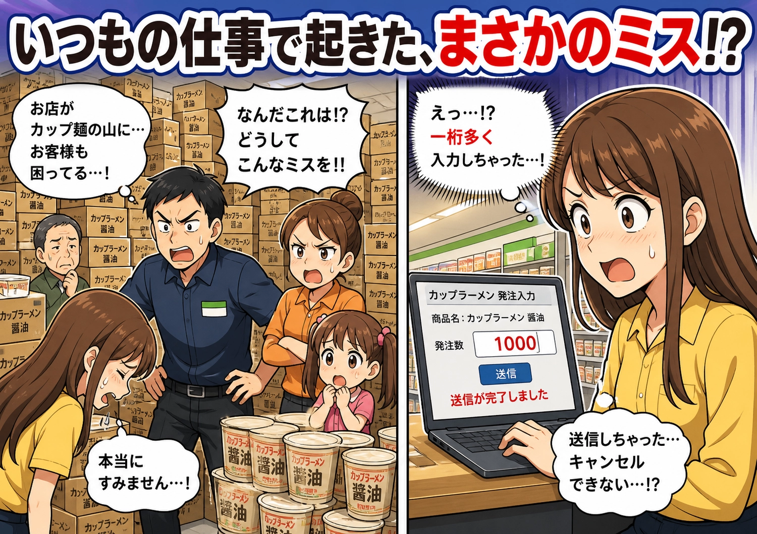 フリーターの私が起こした絶望的な大失敗!まさかの事態が奇跡を呼んだコンビニ奮闘記のメイン画像