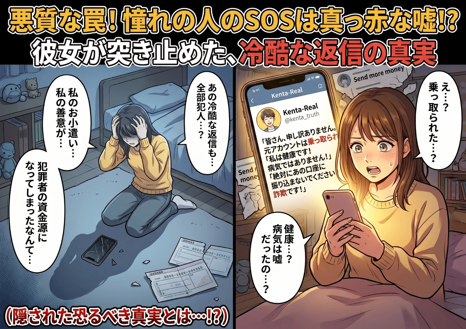 後編／「病気で助けが必要」大好きなインフルエンサーのSOSにファンが続々募金。しかし病名も明かされず違和感が・・・純粋な善意の裏に隠された〝衝撃の真実〟とは！？のメイン画像