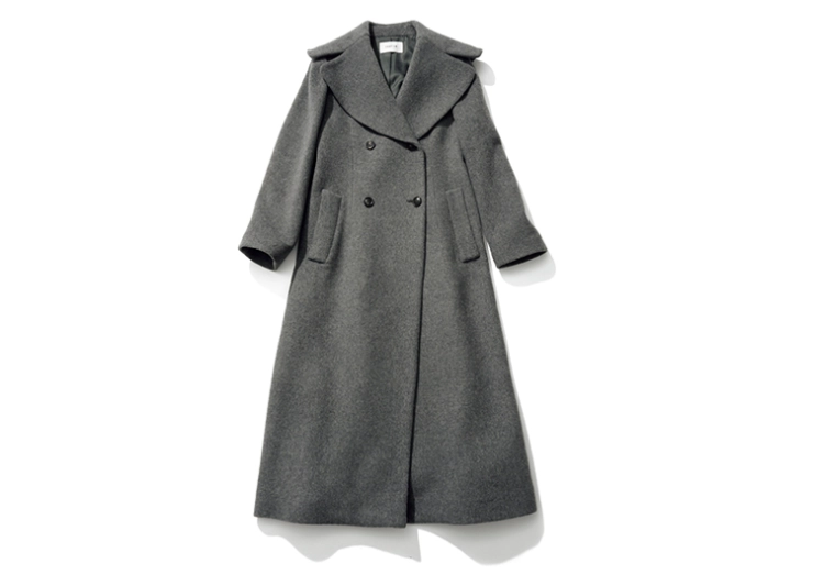 ビッグカラーウールコート