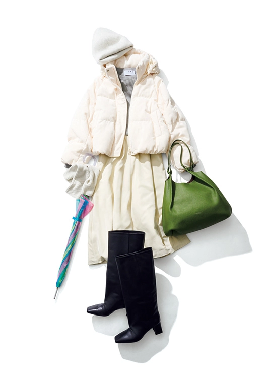 【毎日コーデ】 雪をイメージしたオールホワイトコーデ♡ 【毎日コーデ】 雪をイメージしたオールホワイトコーデ♡