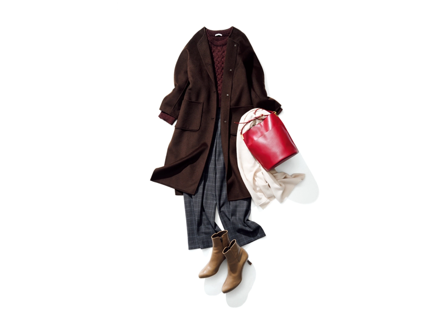 いつもよりクールにキマる！グレーチェックパンツのトラッドコーデ【毎日コーデ】