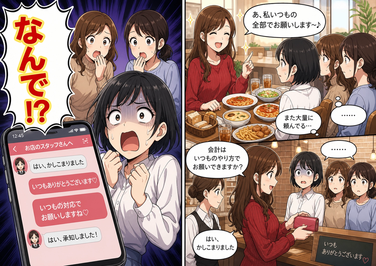 後編／ママ友ランチ会での割り勘問題に驚愕の展開！のメイン画像