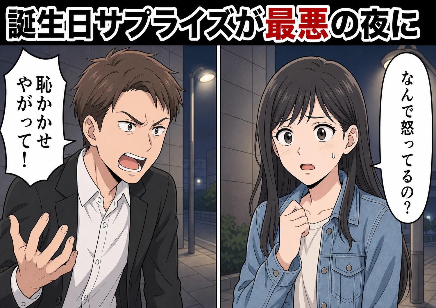 「俺に恥かかせやがって！」誕生日にサプライズで高級店を予約した彼氏！服装は「いつも通りでいい」と言われたのに入店を断られなぜか私に逆ギレ→呆れた私がとった行動は・・・のメイン画像