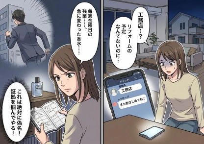 【不倫疑惑】夫のスマホに「また抱きしめてね♡」の通知。不倫を確信した妻が尾行して目撃した〝衝撃の光景〟とは・・・
