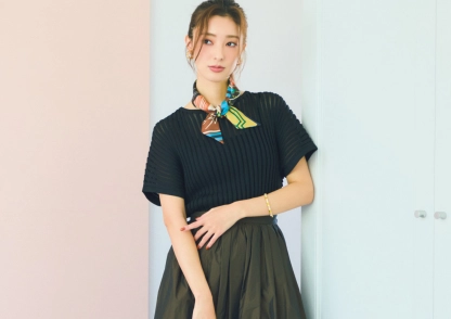 地味にならず新鮮にアプデ♡ブラウン×黒で素敵に華やぐコーデ術