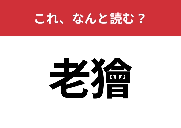 【老獪】はなんと読む?経験豊富で抜け目ない様子を表しますのメイン画像