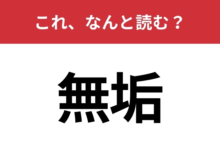 【無垢】はなんと読む？純粋と同じ意味を持つ言葉！のメイン画像