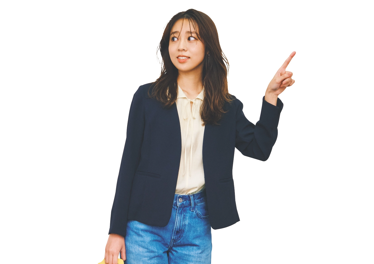 デニムを通勤に取り入れるなら？細見えJKとつくるオフィスカジュアルコーデ【毎日コーデ】