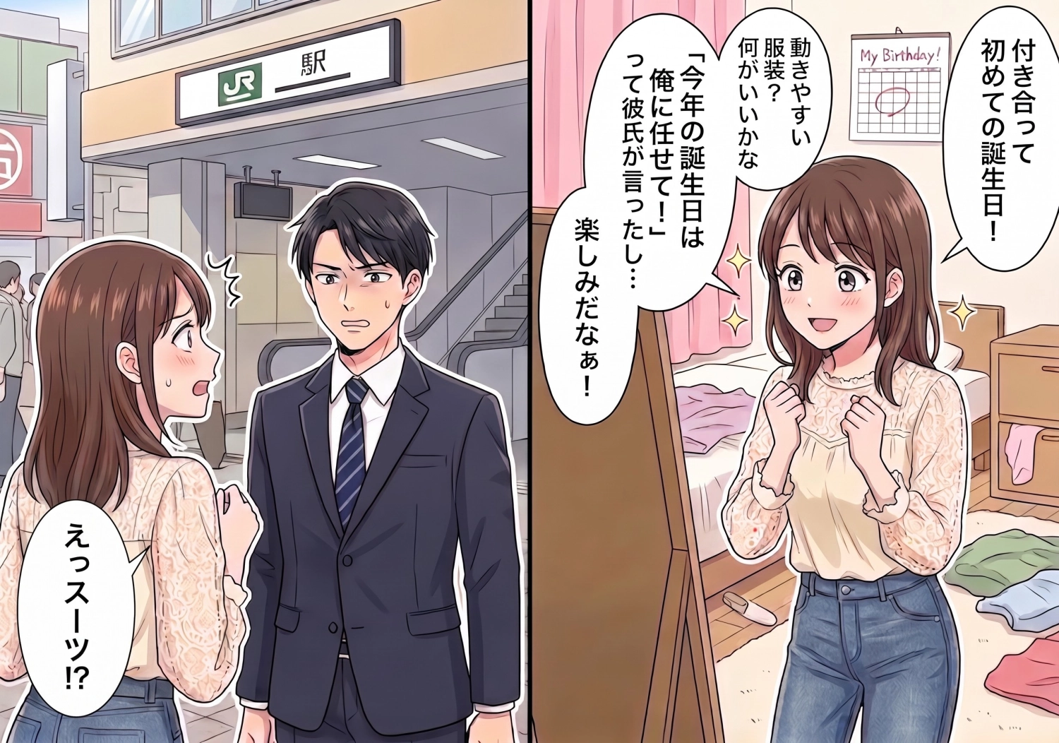 「どこに行くかは内緒だよ」誕生日に彼氏が仕掛けた最高のサプライズ!しかし当日、待ち合わせ場所に現れた私を見て彼の態度が急変・・・!?のメイン画像