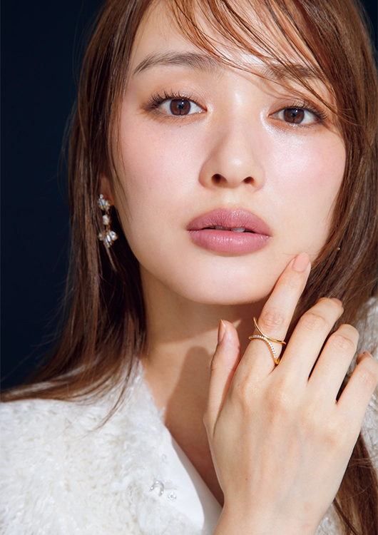 デートの日はやわらかに溶け込むピンクを添えて