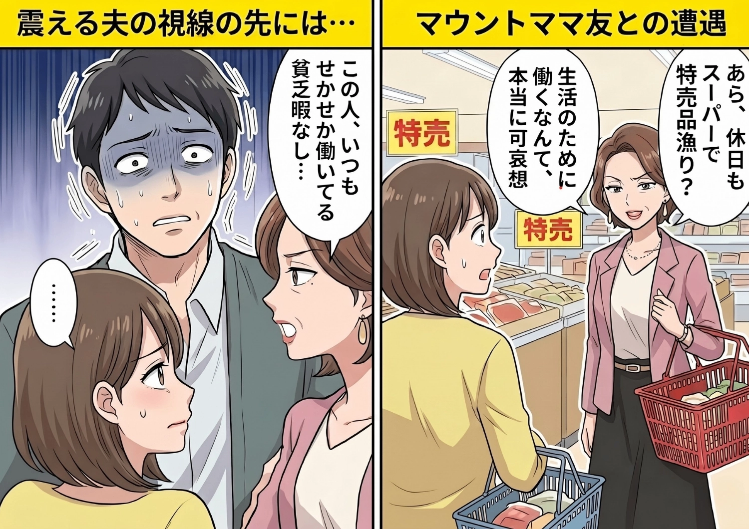 「専業主婦になれないなんて惨めね」共働きの私を鼻で笑う見栄っ張りなママ友。しかし、ある人物の登場で彼女の態度は一変!スカッと爽快な大逆転劇とは?のメイン画像
