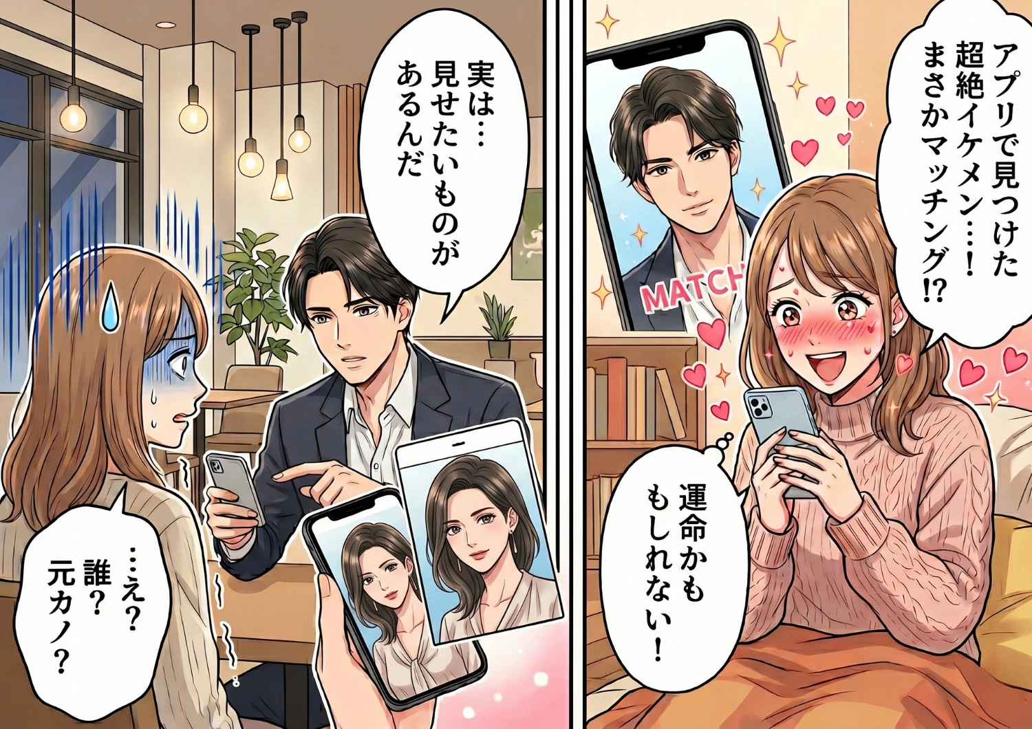 マッチングアプリで出会った超絶イケメンとの初デート。胸をときめかせていた私に、彼が見せてきた「自分より可愛い女性の写真」の正体とは・・・!?のメイン画像