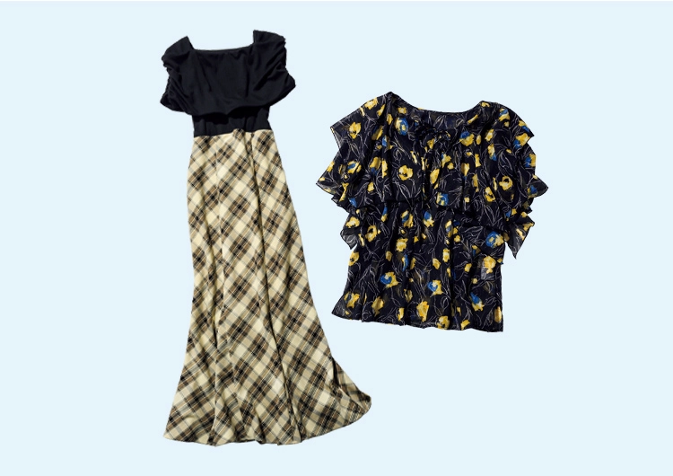 渋めカラーが今っぽさのポイント!この秋狙いたいチェック&花柄アイテム4つ