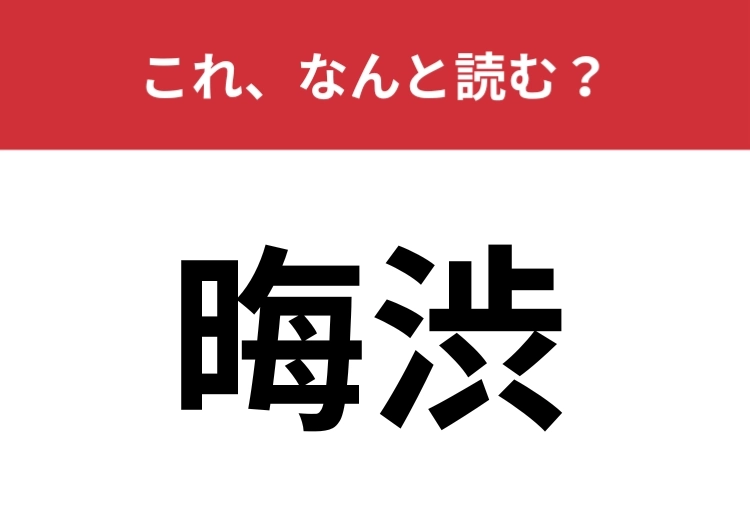 【晦渋】はなんと読む？言葉や文章が難しいと感じたときに使われます