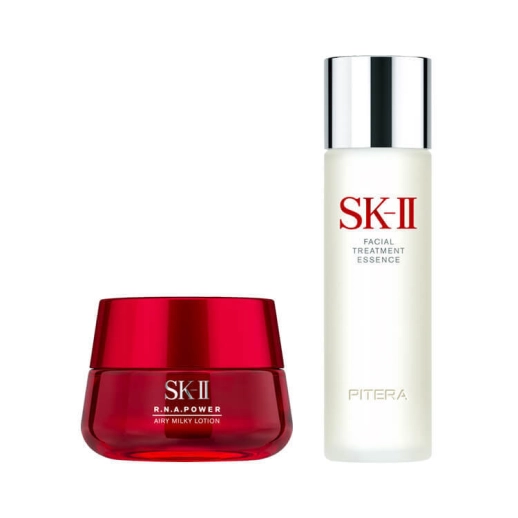  SK-Ⅱ フェイシャルトリートメントエッセンス & R.N.A.パワーラディカルニューエイジエアリーミルキーローション