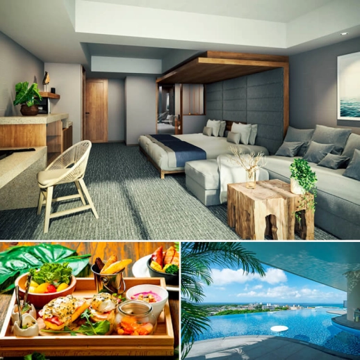 グランディスタイル沖縄読谷ホテル＆リゾート 1泊朝食付きペア宿泊券